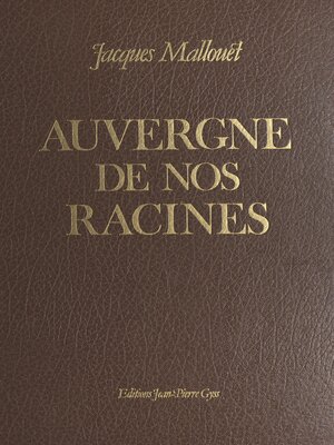 cover image of Auvergne de nos racines